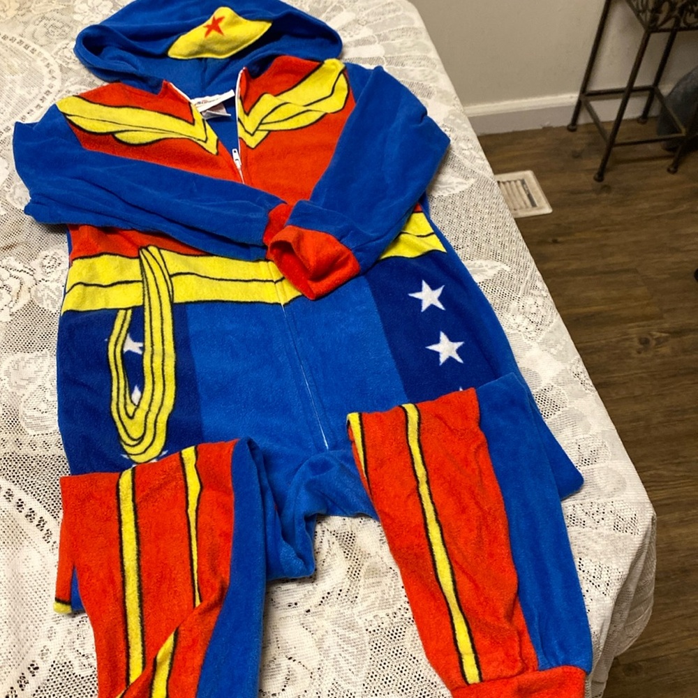 Dc Super Hero girls Wonder Woman onesie.